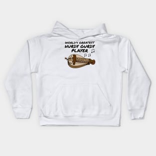 World's Greatest Hurdy Gurdy Player Gurdyist Musician Funny Kids Hoodie